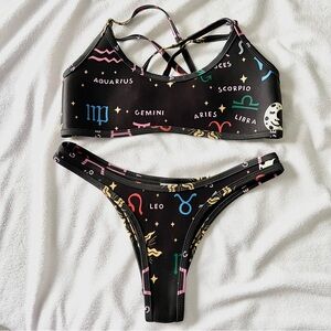 HOAKA SWIMWEAR X PONY ASTROLOGY BIKINI SET - LIMITED EDITION